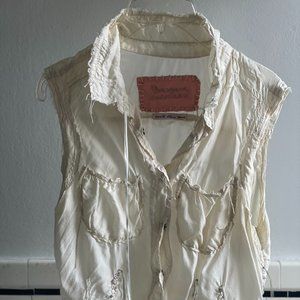 Rare UK Brand 'Shangana Heaven on Earth' Boho Chic "100% Silk" Top